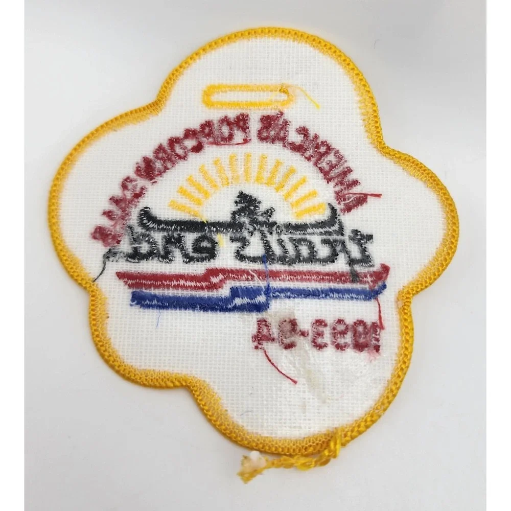 1993-94 Trails End‎ America's Popcorn Sale Patch YELLOW BORDER BSA BOY SCOUTS